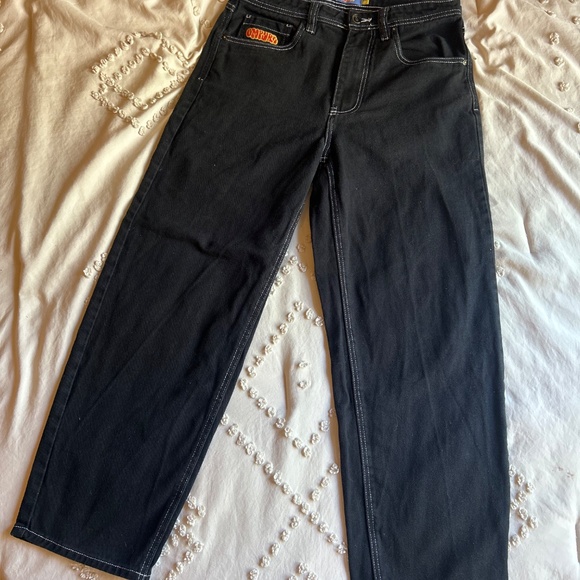 Unisex Black Empyre Jeans - Picture 2 of 4